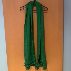 Green scarf
